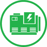 Commercial Backup Generators Icon