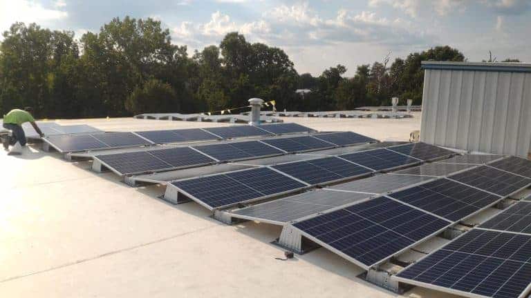 TelGaAs New Rooftop Solar Array