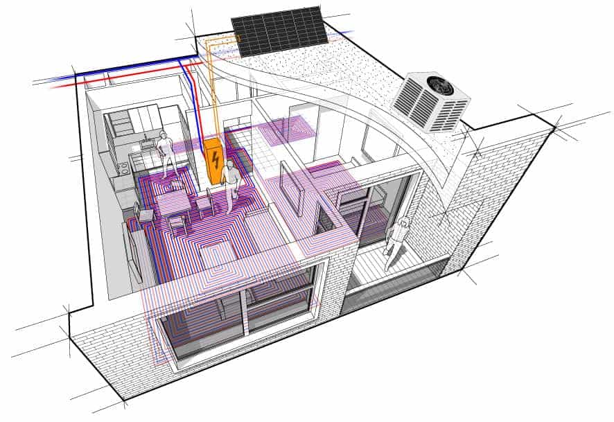 Energy System Design Diagram Created by EnergyLink for Architects