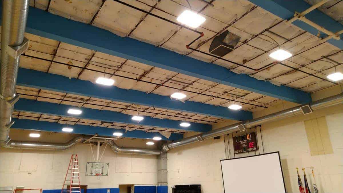 Oxford Vista LED lighting retrofit install pic 1