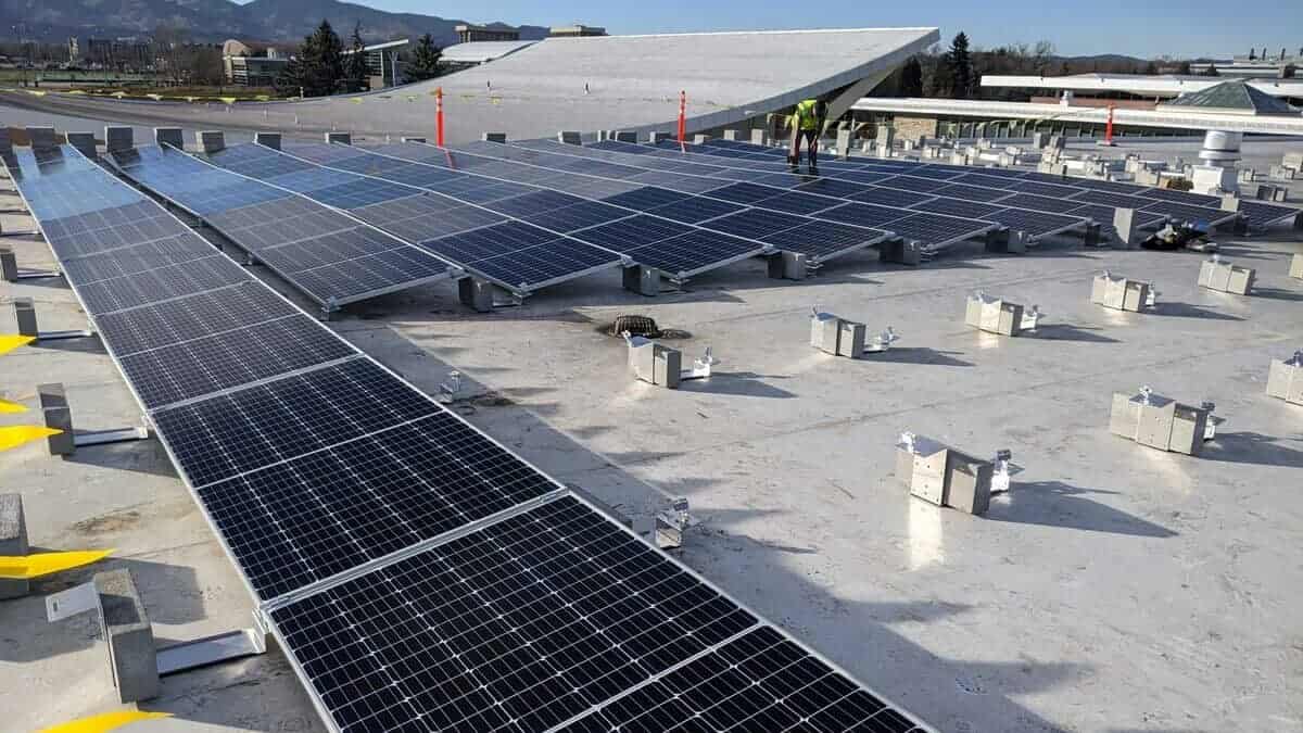 Colorado State University Lory Student Center Solar Install Pic - Solar Install Pic 3