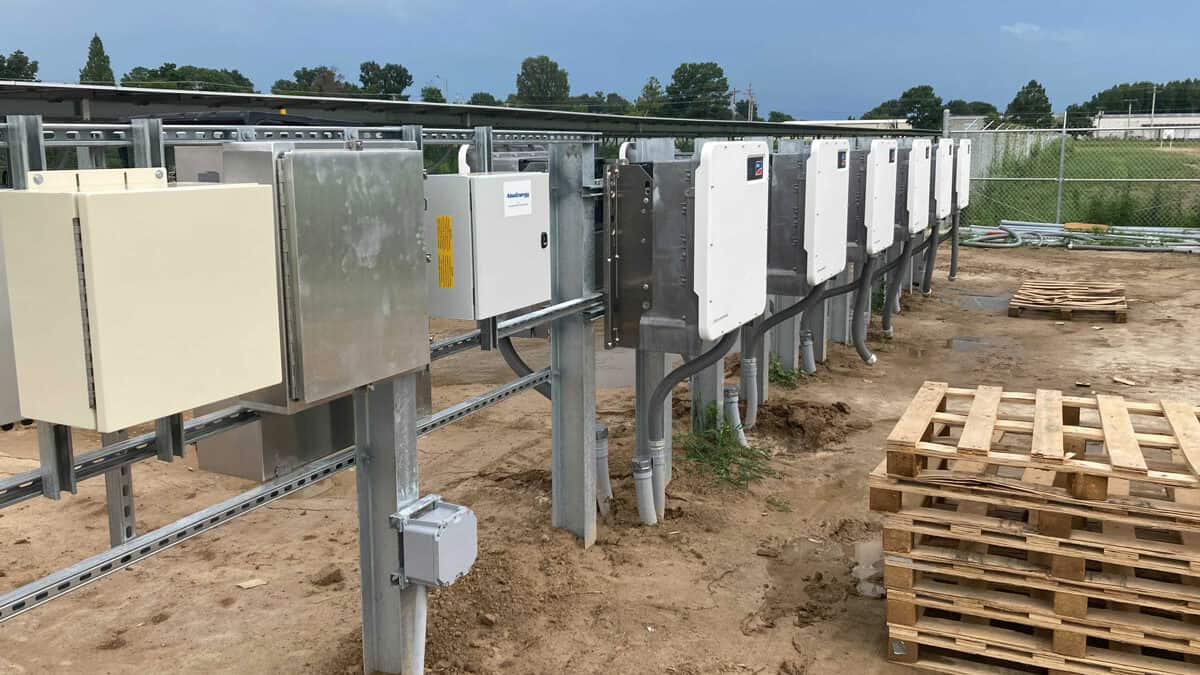 Utility Scale Solar Inverter Install