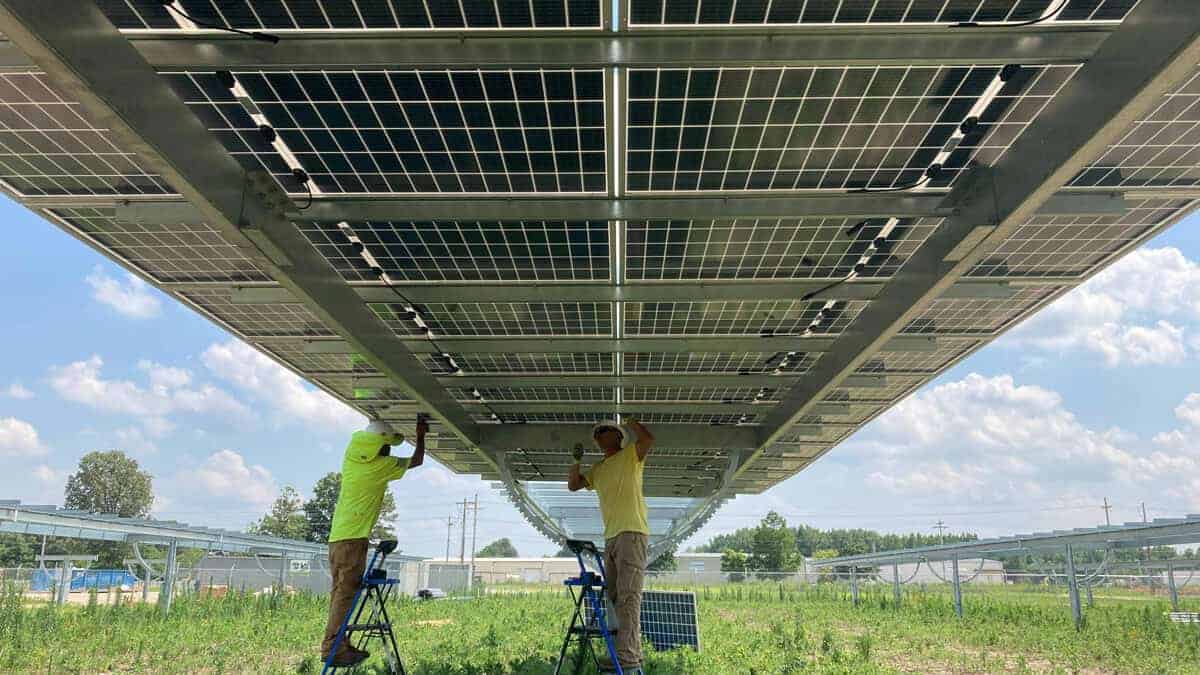 Securing Bifacial Solar Panels at Paragould Project