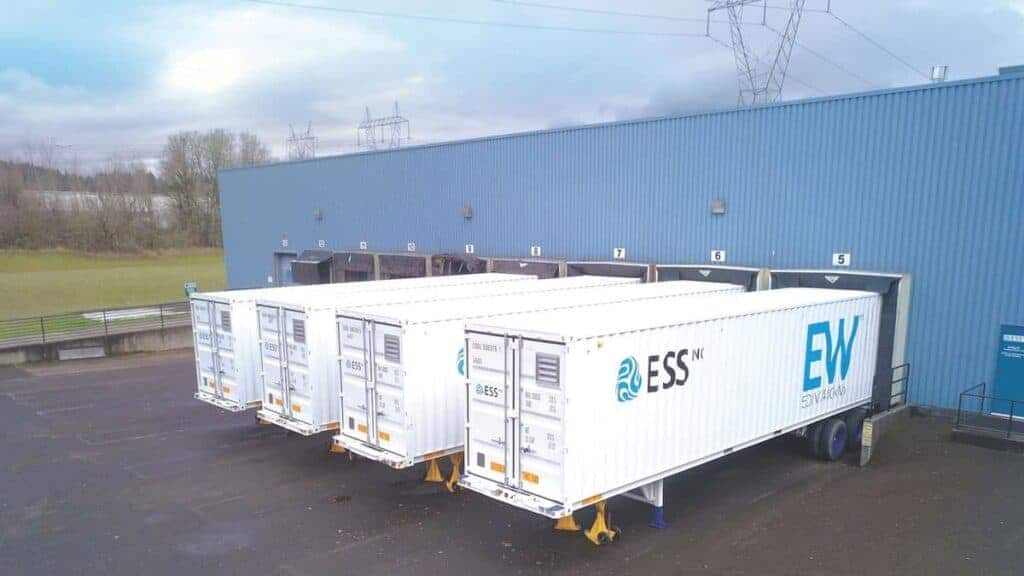 Long Duration Energy Storage | ESS Iron Flow Batteries