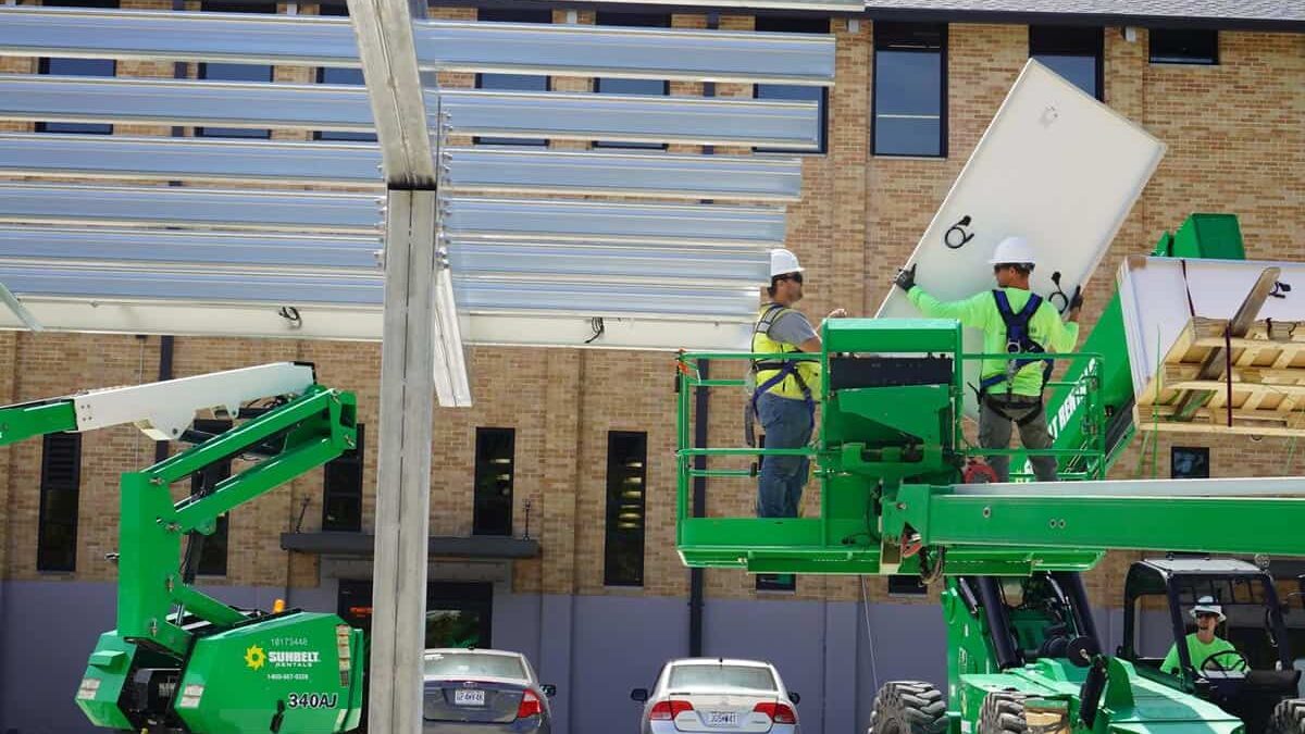 Shikles Center Solar Install Pic 10