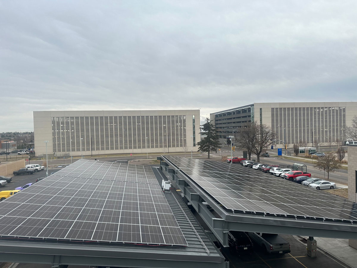 University of Colorado Anschutz Medical Campus Solar Install Pic